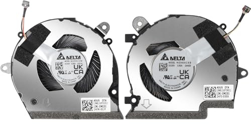New CPU+GPU Cooling Fan Replacement for ASUS Zenbook Duo UX8406 UX8406M UX8406MA UX8406C UX8406CA ND55C0W-23G14 ND65C33-24A03 DC5V 0.50A