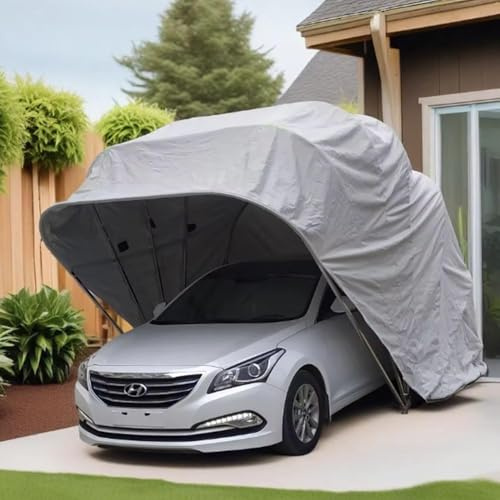 Heavy Duty Mobile Garage – Tenda pieghevole per auto per tutte le condizioni atmosferiche per la protezione del veicolo