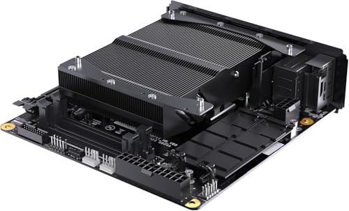 MINIS FORUM BD775i SE Motherboard, AMD Ryzen 7 7745HX CPU 8C/16T jusqu'à 5,1 GHz, AMD Radeon 610M, Barebone sans 2×DDR5, 2×M.2 2280 NVME SSD, 8K@60Hz/4K@120Hz HDMI/DP/USB-C, 2,5G RJ45, PCIe 5.0 x16