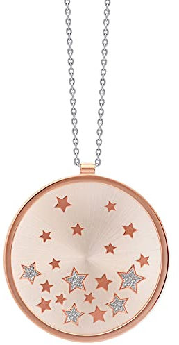 Julie Julsen JJNE0627.2 Damen Collier Sterne Silber 925 Bicolor Rose 48,5 cm