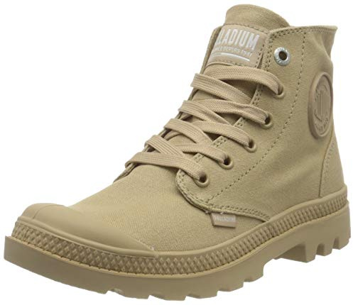 Palladium Blandade Pampa monokroma sneakerstövlar, Beige färg, 46 EU
