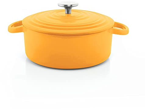 Chantal - Pentole in ghisa smaltata, 3 quart olandese, calendula