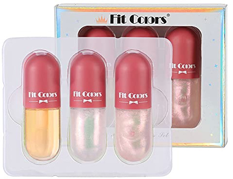 Natürlicher Lip Plumper, Lips Enhancer, Lip Plumping Balm, Tag und Nacht feuchtigkeitsspendende Reparatur Lip Gloss Set für Vollere Hydratisierte Beauty Lips