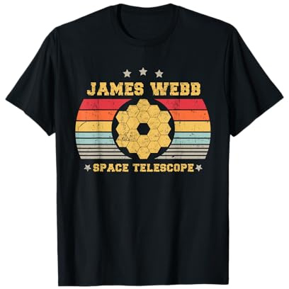 James Webb Space Teleskop Retro JWST Vintage Webb Teleskop T-Shirt