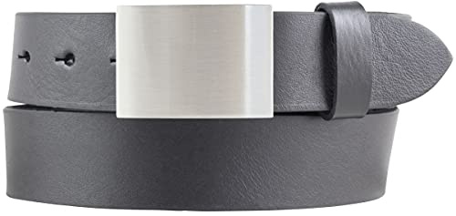 BELTINGER Gürtel aus Vollrindleder 3,5 cm | Jeans-Gürtel für Damen Herren 35mm | Chino-Gürtel Anzuggürtel mit Koppel