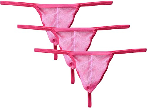AIEOE 3/5/6 Pezzi Uomo Tanga Sexy Mutande Perizomi Intimo G-String Lingerie Bikini String Thong