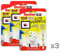 fischer - Fija Cuadros | Ganchos Reutilizables sin Agujeros | Hasta 8 Kg por Unidad | Ideal para Yeso, Cartón Yeso y Madera | Montaje sin Herramientas | 3 Packs de 8 uds (Total 24) | Blanco