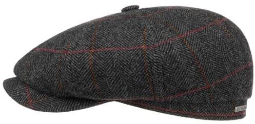 Stetson Hatteras Gallanger Coppola Spina di Pesce Multicolore Prodotto in UE Unisex Autunno Inverno