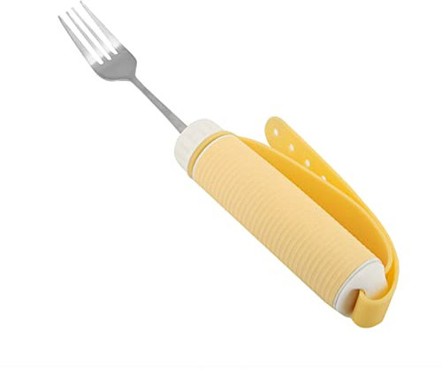 Ayudas para comer, cuchara giratoria de 360° para discapacitados, ayuda para comer con debilidad, accidente cerebrovascular, artritis, ancianos, tenedor parkinsoniano, comer fácil para adultos