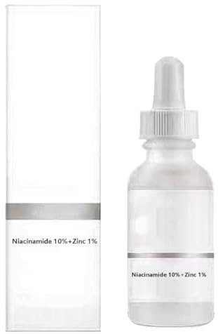 Niacinamide 10% + Zinc 1% Suero Antirrojeces,Niacinamide y Ácido Hialurónico Suero Facial,Serum Niacinamida,Suero de Reafirmante Facial,Suero de Reafirmante,Serum Antiarrugas 30ML