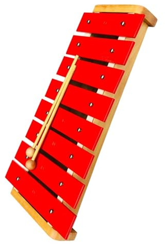 Großer 8-Ton-Resonanzboden aus rotem Aluminium, professionelles Glockenspiel-Instrument