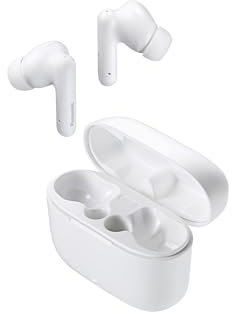 Panasonic RZ-B110WDE-W Wireless Earbuds, 5.3 Bluetooth, Comfortable In-Ear Earphones, Headphones with Built-in Microphone, XBS, Up to 26 Hours Playtime With Charging Case, White