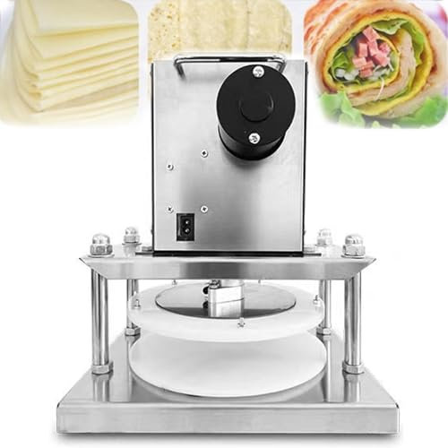 DHMYDPDZ Electric Pizza Dough Press Machine,Commercial Dough Roller Sheeter Pastry,Stainless Steel Tortilla Press Machine Energy Saving,Space Saving for Pressing Pizza and Pasta Making,Type25