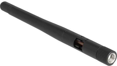 Delock WLAN 802.11 ac/ax/a/b/g/n Antenne RP-SMA Stecker 2 dBi omnidirektional mit (90150)