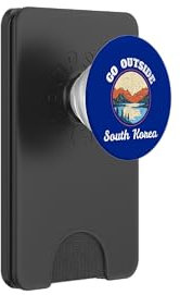 South Korea Travel Vacation Go Outside PopSockets PopWallet for MagSafe