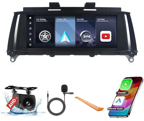 8.8 Auto CarPlay Android Auto Navigatore stereo Per Bmw X3/X4 2013-2017 NBT GPS Radio Display IPS Touchscreen Headunit Tablet Lettore multimediale