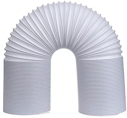 1.5/2/3m Air Conditioning Hose Extension, Diameter 150mm, Compatible with 5.9 Connectors, Portable Replacement Air Conditioner Tubes, Offer Counterclockwise/Clockwise Options (Counterclockwise-1.5m)