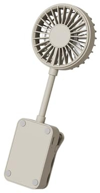Oxxggkao Ventilador USB de clip con operaciones silenciosas y 3 modos de viento para computadora de noche, cochecitos de bebé, ventilador de clip