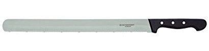 Schneider Konditormesser, feine Säge, POM-Griff Edelstahlnieten, Klinge: 26/31/36cm, Klingenbreite 24mm Größe Klinge: 26cm/feine Säge