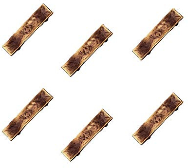 6 Un. TIRADOR Asa Mueble bronce mate para cómoda Armario - Distancia tornillos 64MM