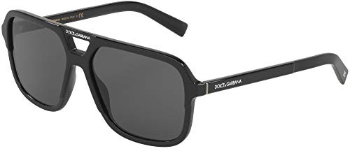 Ray-Ban Herren 0DG4354 Sonnenbrille, Schwarz (Black), 58
