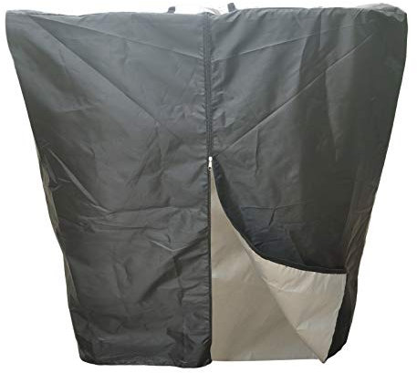 Wassertank Abdeckplane, Abdeckung Für 1000L IBC Tank Container, Wasserfest UV-Folie Schutzhülle Schutzplane Cover Mit Reißverschluss Für IBC-Tank Regenwassertank Container Behälter