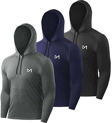 MEETYOO Sporttröja för män, funktionell tröja Långärmad löpartröja för män Fitness-tröja Andningsbara T-tröjor för löpning Gym Jogging