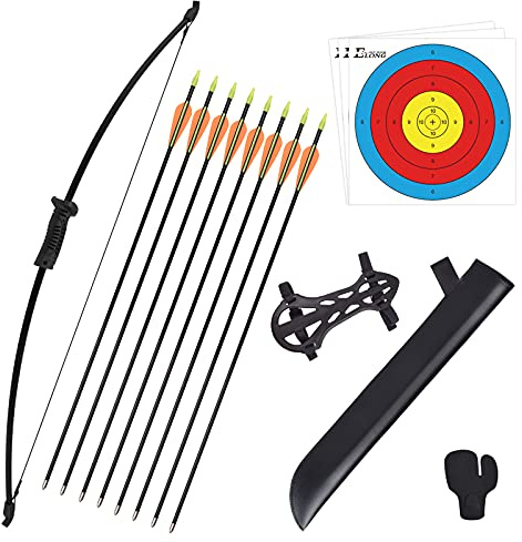NIKA ARCHERY Youth Recurve Bow and Arrow Set Children Junior Archery Training Kids Teams Game Gift