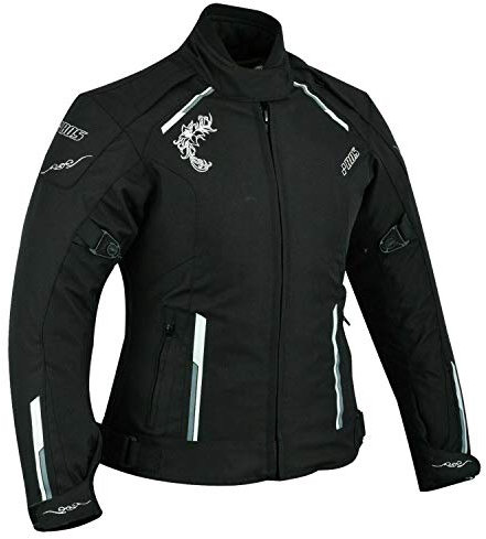 Motorcycle Motorradkombi Frauen Damen Sommer Winter Gepanzerte Textilwasserdichte (Jacke, XS)