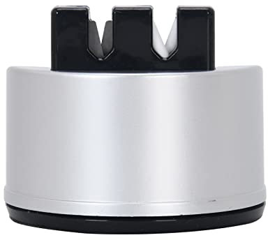 IHIGOGOFA Manuelle Messerschärfer, 2-Stufen Professional Manual Knife Sharpener with Suction Cup für Coarse Sharpening and Fine Sharpening