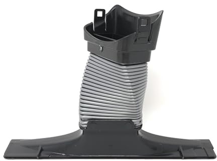 Verbinder Faltenbalg kompatibel mit AEG CX7 Akkustaubsauger Ersatzteil Bodendüse Flexschlauch 4055503728 grau Kunststoff Verbindungsteil passend für CX7-2-45AN CX7-2-I360 ZB3220SR