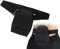 DANLIKT Fundas para Bolsa de Ostomía, 9.4 x 7.4 Pulgadas, Impermeables, Con Banda de Fijación Elástica Ajustable, para Hombres y Mujeres, Negro