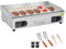 VEVOR Piastra Elettrica Commerciale, Piastra Flat Top da 4400 W, Temperatura Regolabile 50-300°C, 73 x 40 x 1 cm Piastra in Acciaio Inossidabile con 2 Pale 2 Spazzole per la Casa o il Ristorante