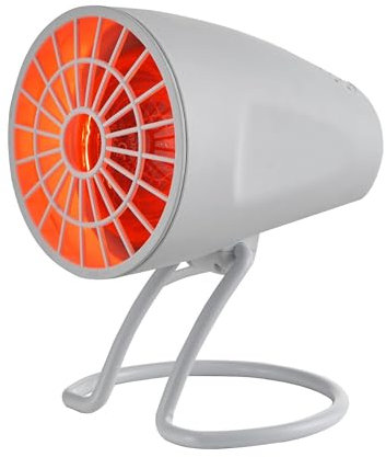 Infrarotlampe 150W mit Timer (10–90 Min) & 90° verstellbarem Winkel, Rotlichtlampe zur Schmerzlinderung & Entspannung, Wärmelampe für Zuhause