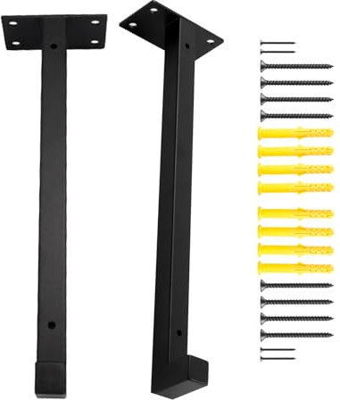 Supporti Mensola in Metallo | Supporti per Mensole Grande Portata in Acciaio Inox,Kit di Montaggio Grande Portata Accessorio Casa Per Appartamento Cucina Bagno Sala