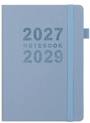 Monatsplaner 2026-2028, von Januar bis Dezember, weicher Einband, mit elastischer Stiftschlaufe, minimalistisches Design