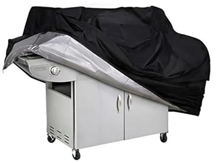 Copertura for barbecue impermeabile for griglia Antipolvere Pioggia Carbone Barbecue elettrico Protezione for da giardino Esterno 4 misure Nero BLK Per Divano, Tavolo e Sedia da Giardino(58 x 77cm)