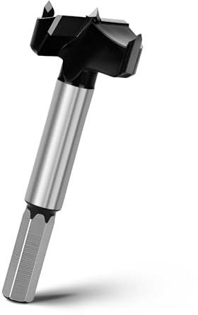 Brocas Forstner de 35 mm, brocas para madera de 93 mm de longitud con mango hexagonal para perforaciones profundas en madera, madera dura, madera blanda