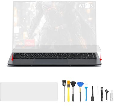Keyboard Cover for ACEMAGIC LX15PRO/LX16 15.6 Inch, yystao Silicone Laptop Keyboard Protector, Dustproof, Water-Resistant & Washable Reusable, Clear