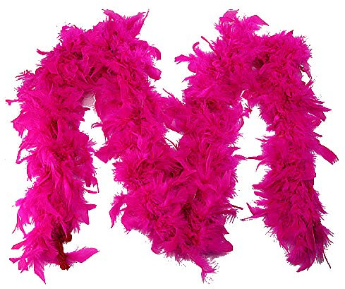 NaLatia Federboa einfarbig aus verschiedenen Farben und Federdichten wählbar Länge ca. 1,80m Federstola Federschal Kostüm Karneval 20er Jahre Charleston Burlesque kuschelig