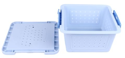 FILFEEL Caja Transportadora para Hámster con Orificios de Ventilación, Transporte Ligero y Portátil de Animales Pequeños para Hámsteres y Cobayas