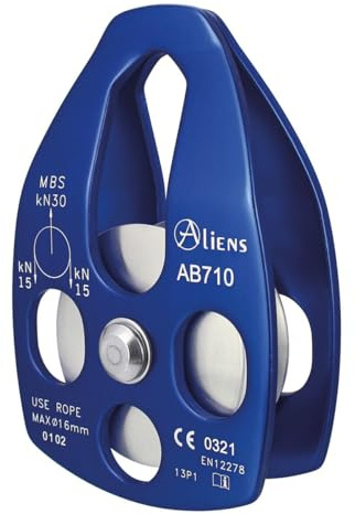 Aliens Doppelriemenscheibe, groß, offen, Verankerung, Unisex, Erwachsene