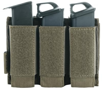 UTMÄRKT ELITE SPANKER pistol magpåse för Glock 92F Double/Triple Molle Magazine Väskor (Triple-Ranger grön)