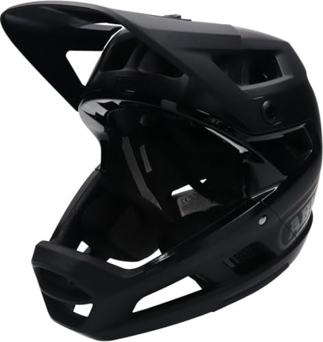 ABUS Fullface-Helm AirDrop MIPS - MTB: Downhill, Freeride und Enduro - Mountainbike-Helm mit optimierter Belüftung und Ambient Sound Channel - für Erwachsene, Schwarz, Größe S/M