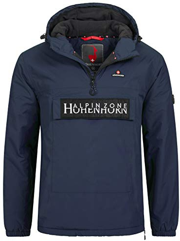 Höhenhorn Allesso Herren Jacke mit Bauchtasche Windbreaker Gefüttert