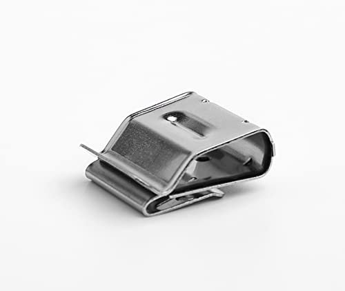 Generic Kabelclips für Solarpanels SS304. Modulrahmenclips Solarkabelklammern Montagekasten Solarpanel Drahtclips zum Halten von Kabeln (Size : 400 Pieces)