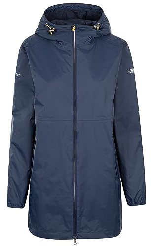 Trespass Womens Jacket Waterproof Hooded Raincoat Long Ladies Keepdry