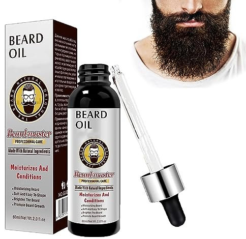 EXQST Beardmax Organic Oil Growers Toute l'huile de Barbe Naturelle Huile de Barbe Sérum de Croissance de Barbe l'huile de Barbe favorise la Croissance des Poils du Visage des Hommes