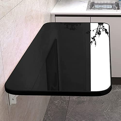 wandklapptisch klapptisch Wand wandtisch klappbar, An der Wand montierter Klapptisch aus Holz, Klapptisch für kleine Räume, an der Wand hängender Küchentisch, Wandschreibtisch, klappbare Wer