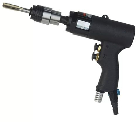 KHZKHC Pneumatic Tapping Machine, Tap Drilling Machine, Air Tools and Accessories, 1/4 850rpm Air Drill, for Hole Drilling for Drilling On Walls, Floors, Iron Plate